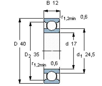 Afbeeldingen van Lager 6203 open C3