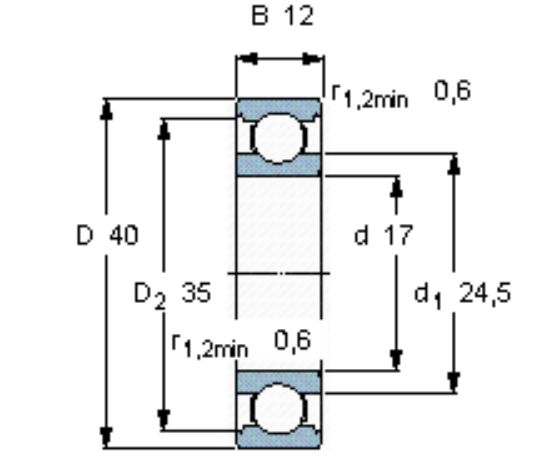 Afbeeldingen van Lager 6203 open C3