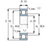 Afbeeldingen van Lager 6304 SKF open
