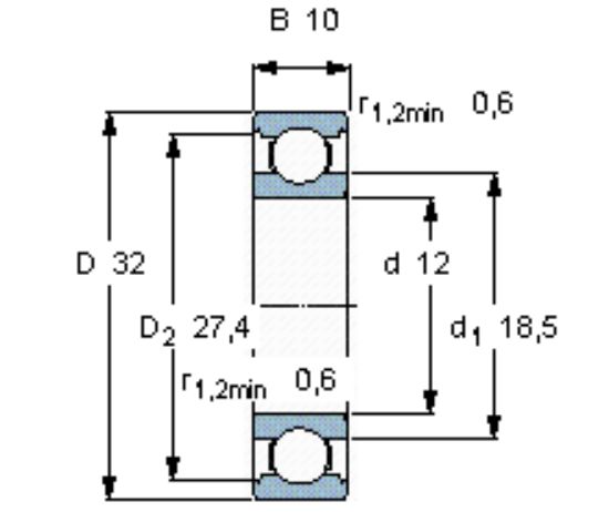 Afbeeldingen van Lager 6201 open