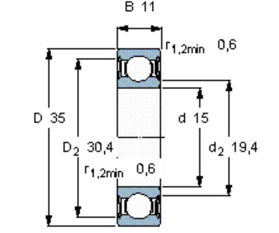 Afbeeldingen van Lager 6202 open C3