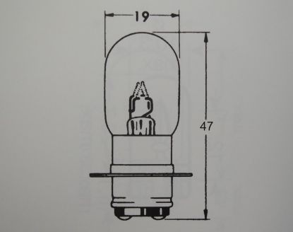 Picture of Bulb 6V 25/25W PX15D