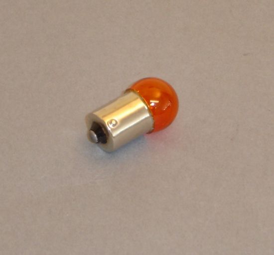 Afbeeldingen van Lamp 12V 10W oranje BA15S