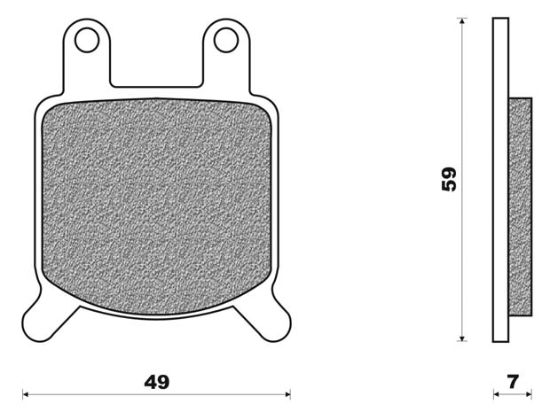Picture of Brake pads Gilera/Zundapp