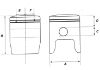 Picture of Piston kit 41mm Suzuki TSX, SR2000
