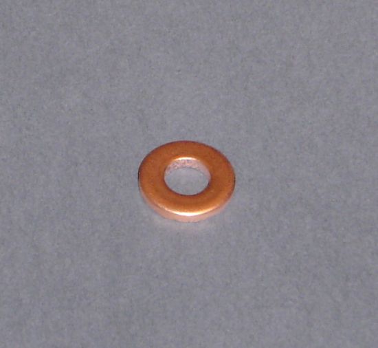Afbeeldingen van Ring M6 koper op Cilinderkop Honda SS,CD