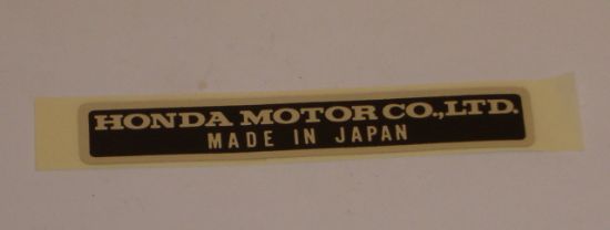 Picture of Transfer "made in japan" Honda genuine
