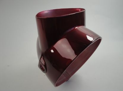 Afbeeldingen van Koplamphuis rood Honda Dax klein repro
