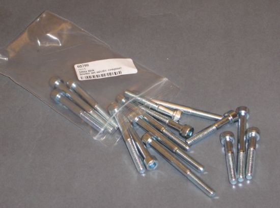 Afbeeldingen van Inbus blok bouten set SS, CD 4versn.blok