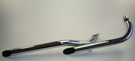 Afbeeldingen van Uitlaat Twin Daytona Chroom