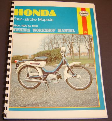 Afbeeldingen van Werkplaats Boek Honda PC50, PF50 Haynes