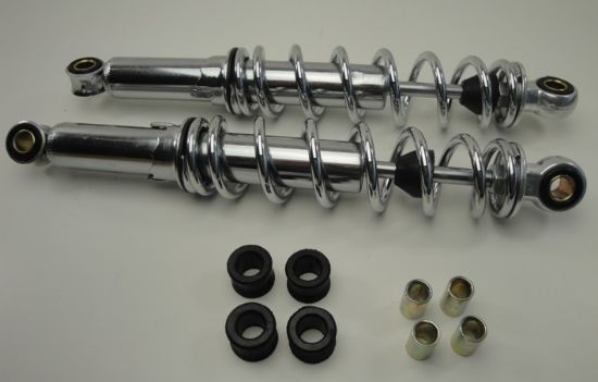 Afbeeldingen van Schokbrekerset 330mm chroom