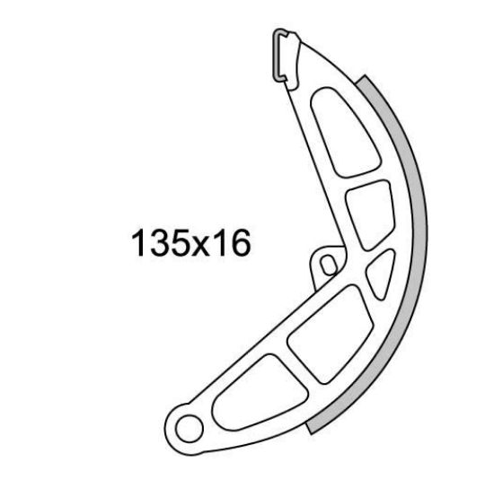 Afbeeldingen van Remsegment Vespa A Ciao, Citta GF0190