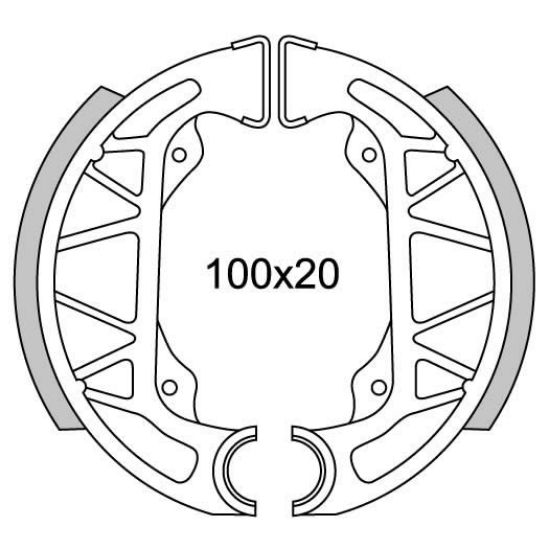 Afbeeldingen van Remsegment Zip RST, NRG MC2 GF0263
