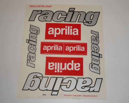 Afbeeldingen van Transferset Aprilia 8-delig