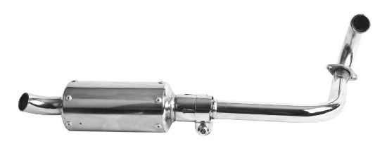 Afbeeldingen van Uitlaat type Monkey Z50A chroom repro