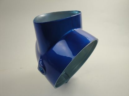 Afbeeldingen van Koplamphuis blauw Honda Dax klein repro