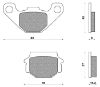 Afbeeldingen van Remblokset Suzuki ZR50 FD0073