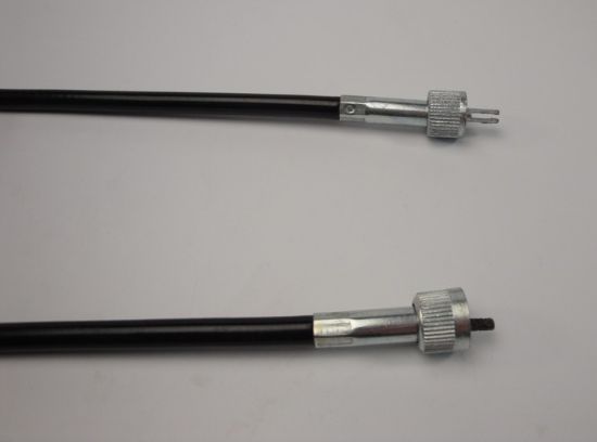 Afbeeldingen van Tellerkabel Honda C50 zwart repro