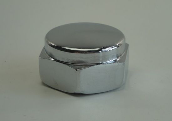 Picture of Steering head nut chrome