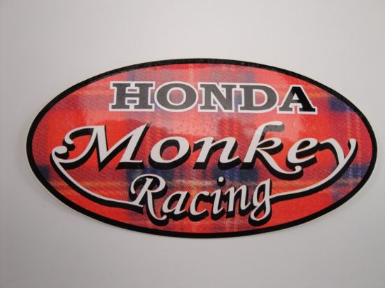 Picture of Emblem Sidecover Monkey Racing red