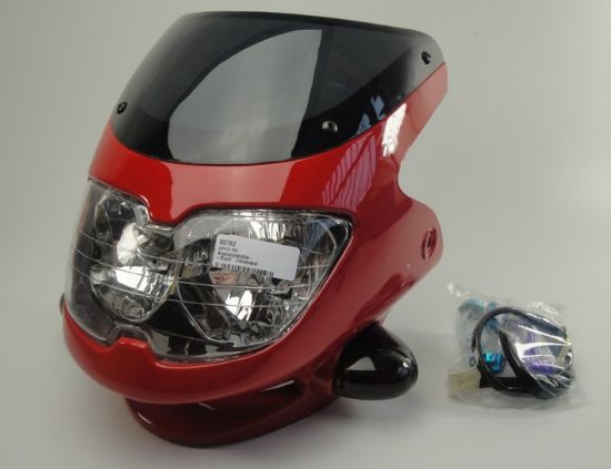 Afbeeldingen van Koplamp spoiler Rood universeel
