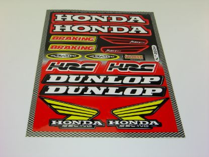 Afbeeldingen van Transferset Honda racing sponsorkit HRC