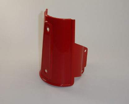 Picture of Cover front top Honda C50 red genuine