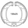 Picture of Brake Shoe set 136x25 Grimeca