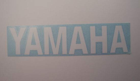 Afbeeldingen van Transfer Yamaha woord wit 20cm p/st.