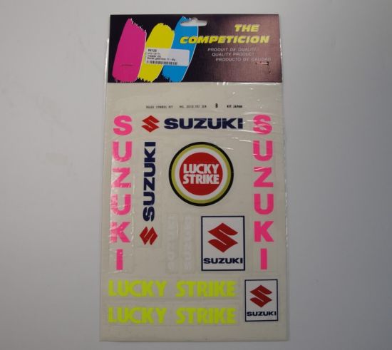 Afbeeldingen van Transfer Uni. Suzuki geel/roze 11-dlg.