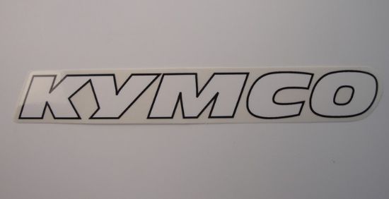 Afbeeldingen van Transfer Kymco woord wit 20cm p/st.