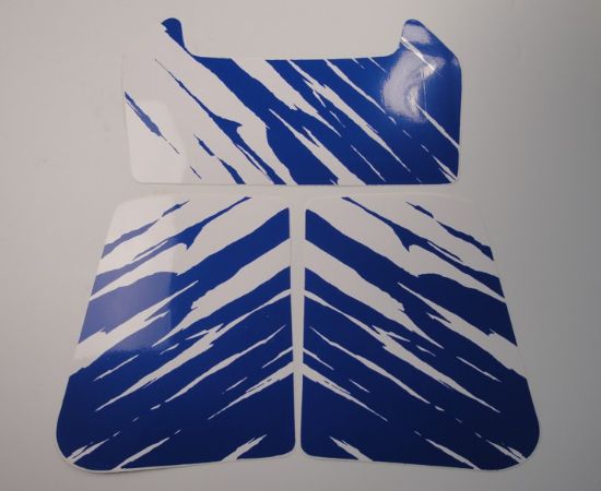 Afbeeldingen van Transfer Honda MT blauw/wit zijkap 3-dl