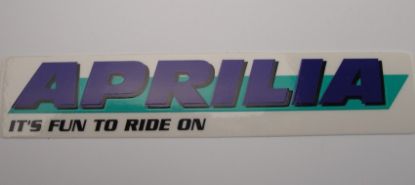 Picture of Sticker Aprilia it's fun to ride on