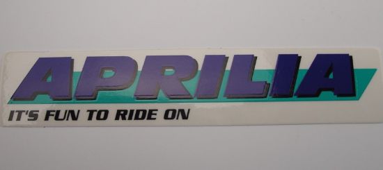 Picture of Sticker Aprilia it's fun to ride on