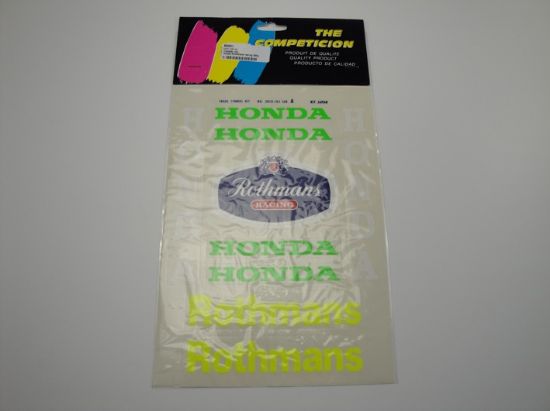 Afbeeldingen van Transfer Uni. Honda Rothmans racing 9dlg