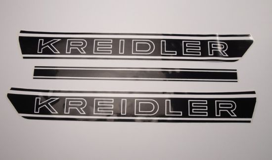 Afbeeldingen van Transferset Kreidler zw/wit 41cm 3-dlg.