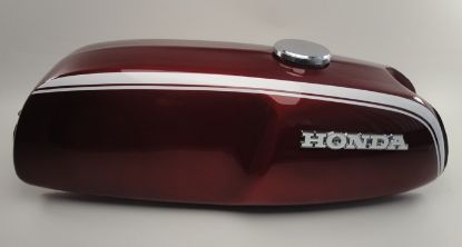 Picture of Emblem kit white Honda SS50 K1 tank 