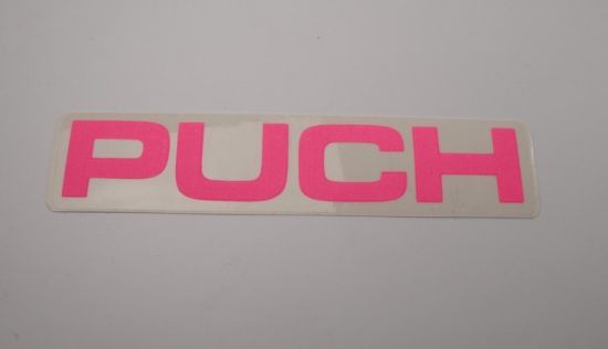 Afbeeldingen van Transfer Puch roze 12cm p/st.