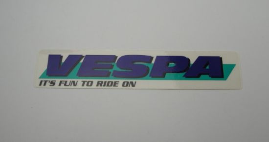 Afbeeldingen van Transfer Vespa it's fun 12.5cm p/st.