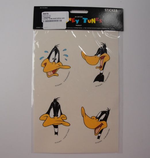 Afbeeldingen van Transferset Looney Tunes eend 4x8cm 4-dl