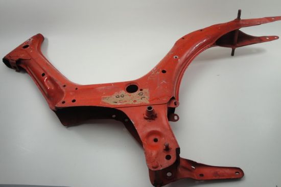 Afbeeldingen van Frame Honda PC50 K1 rood met nummer orig