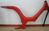 Afbeeldingen van Frame Honda PC50 K1 rood met nummer orig