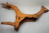 Afbeeldingen van Frame Honda PC50 K1 oranje orig.