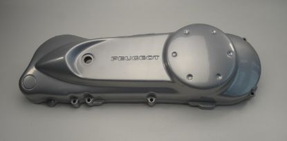 Afbeeldingen van Kickstartdeksel Peugeot zilver origineel