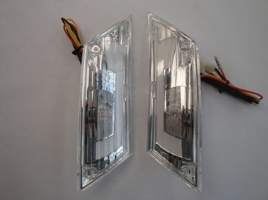 Afbeeldingen van Knipperlicht set Piaggio Zip4T LED achte