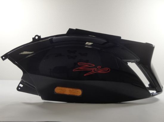 Afbeeldingen van Achterkap Piaggio Zip2000 zwart orig.