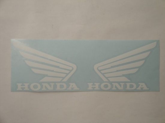 Afbeeldingen van Transferset Honda Wings 11cm wit