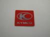 Afbeeldingen van Transfer Kymco logo rood 4 x 3.5cm