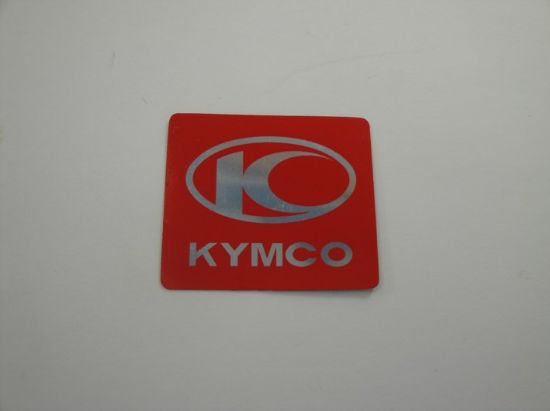 Afbeeldingen van Transfer Kymco logo rood 4 x 3.5cm
